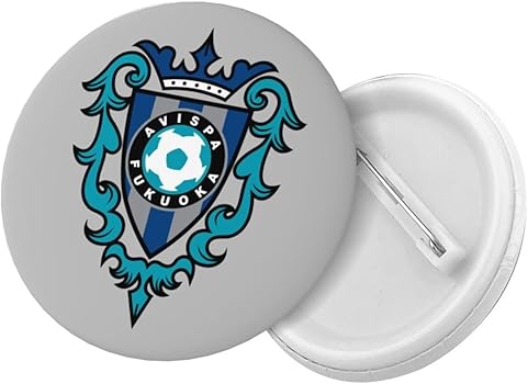 Amazon.co.jp: アビスパ福岡（12の）。丸いボタンバッジ、ブローチ