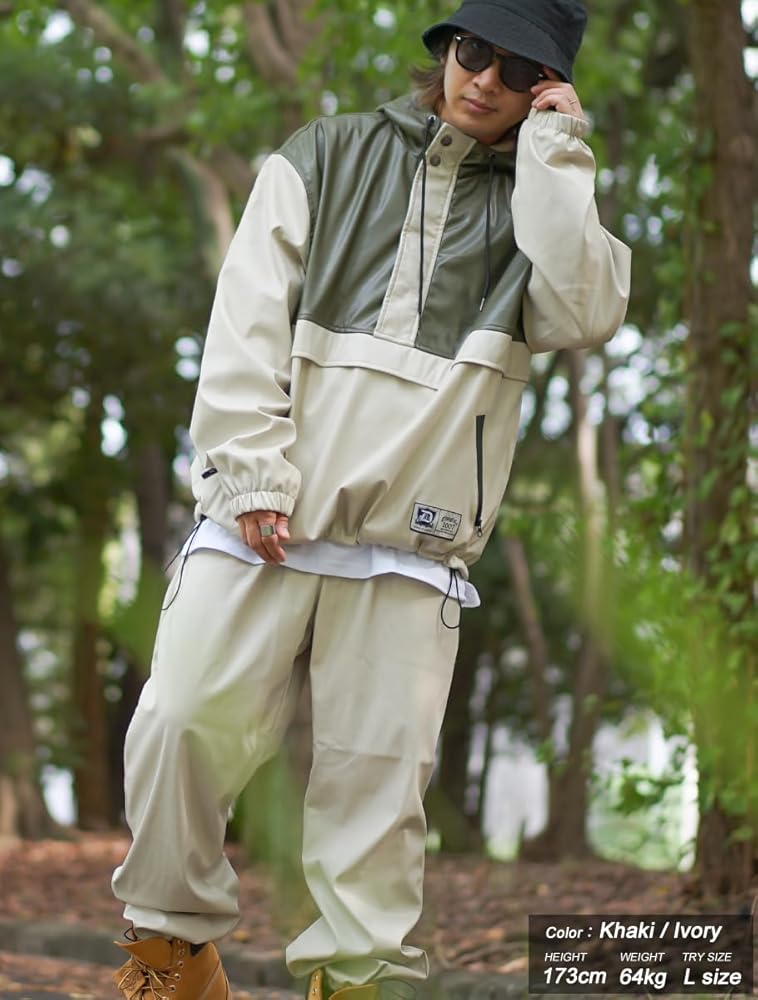 Amazon | [ディーオーピー] DOP セットアップ メンズ フェイクレザー