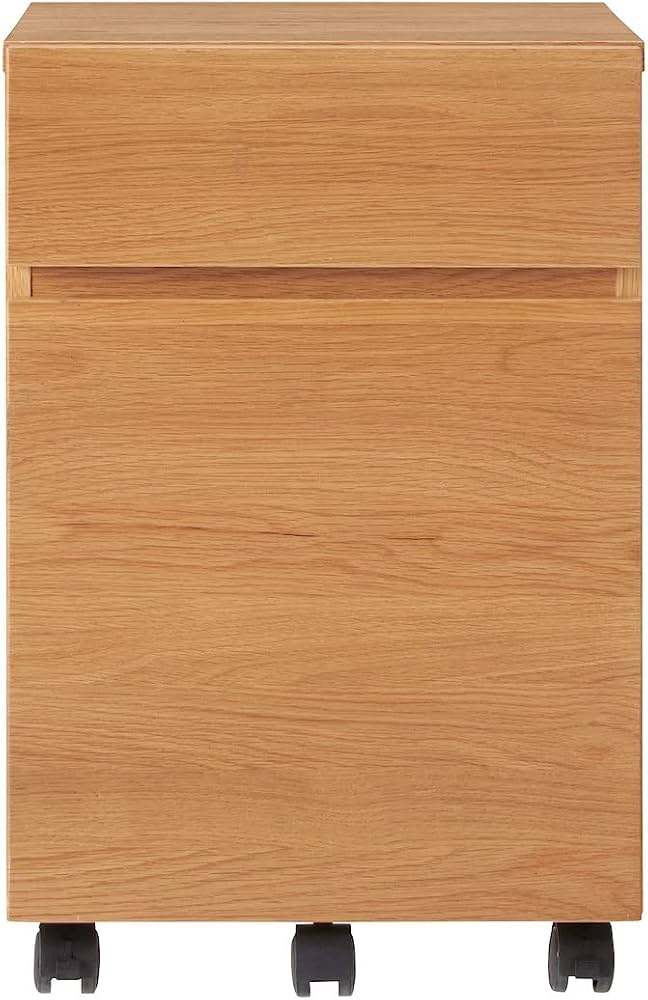 Amazon.co.jp: 無印良品 木製デスクキャビネット 幅39×奥行48×高さ58cm