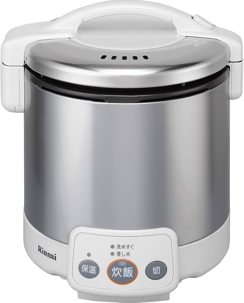 Amazon | リンナイ こがまる ジャー付きガス炊飯器 5合炊き・ホワイト