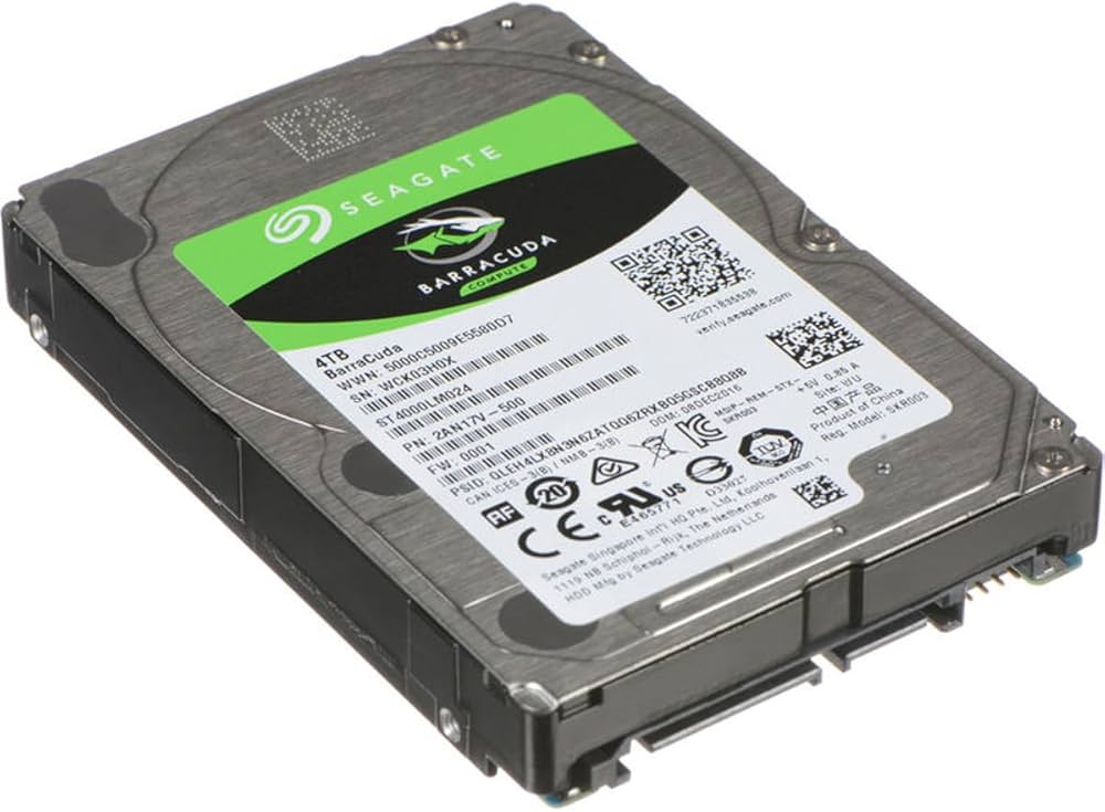 Amazon | Seagate ST4000LM024 2.5インチ内蔵ハードディスク 4TB 15mm