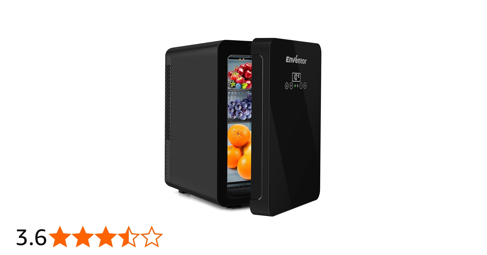 Amazon | Enventor 冷温庫 15L 小型 保冷・保温用 冷蔵庫 極静音 LCD