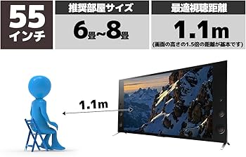 Amazon | ソニー 55V型 液晶 テレビ ブラビア KJ-55X9350D 4K Android