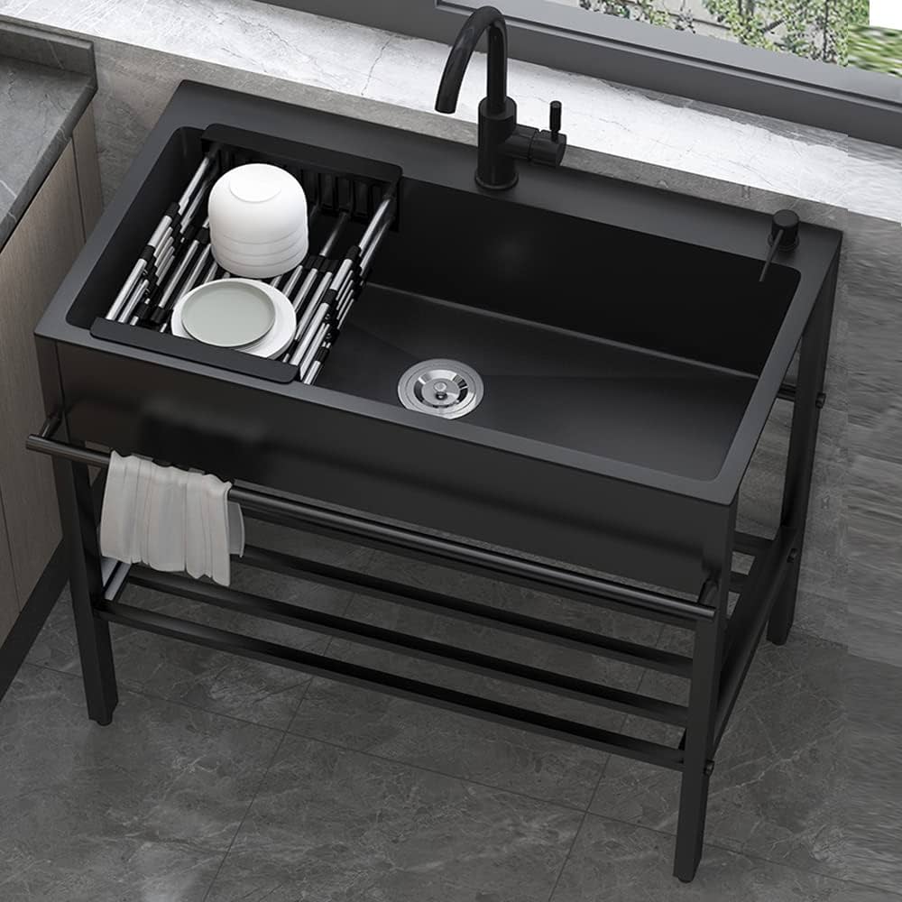 Amazon.co.jp: 流し台 ガーデンシンク 水栓付 DIY 作業台 業務用シンク