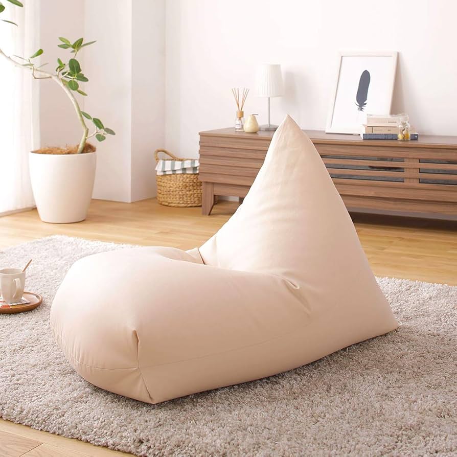 Amazon.co.jp: ビーズクッション ソファ ベージュ 日本製 リラックス