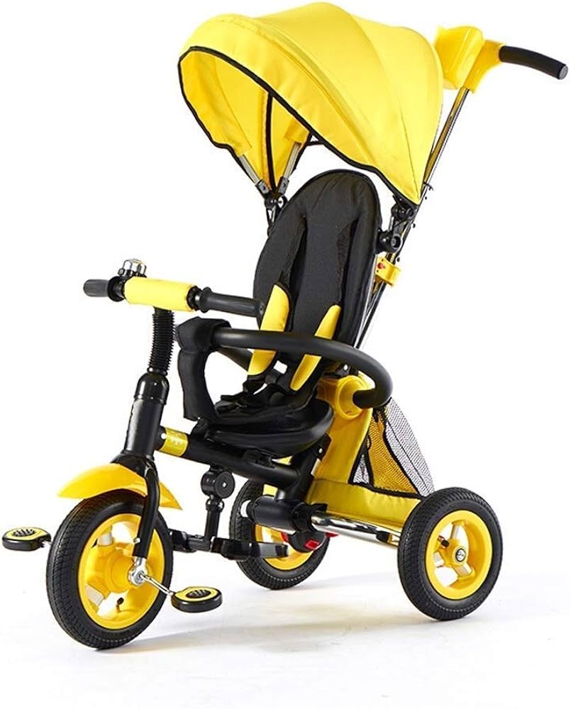 Amazon.co.jp: 三輪車トライク子供屋外黄色三輪車、1〜6歳の女の子
