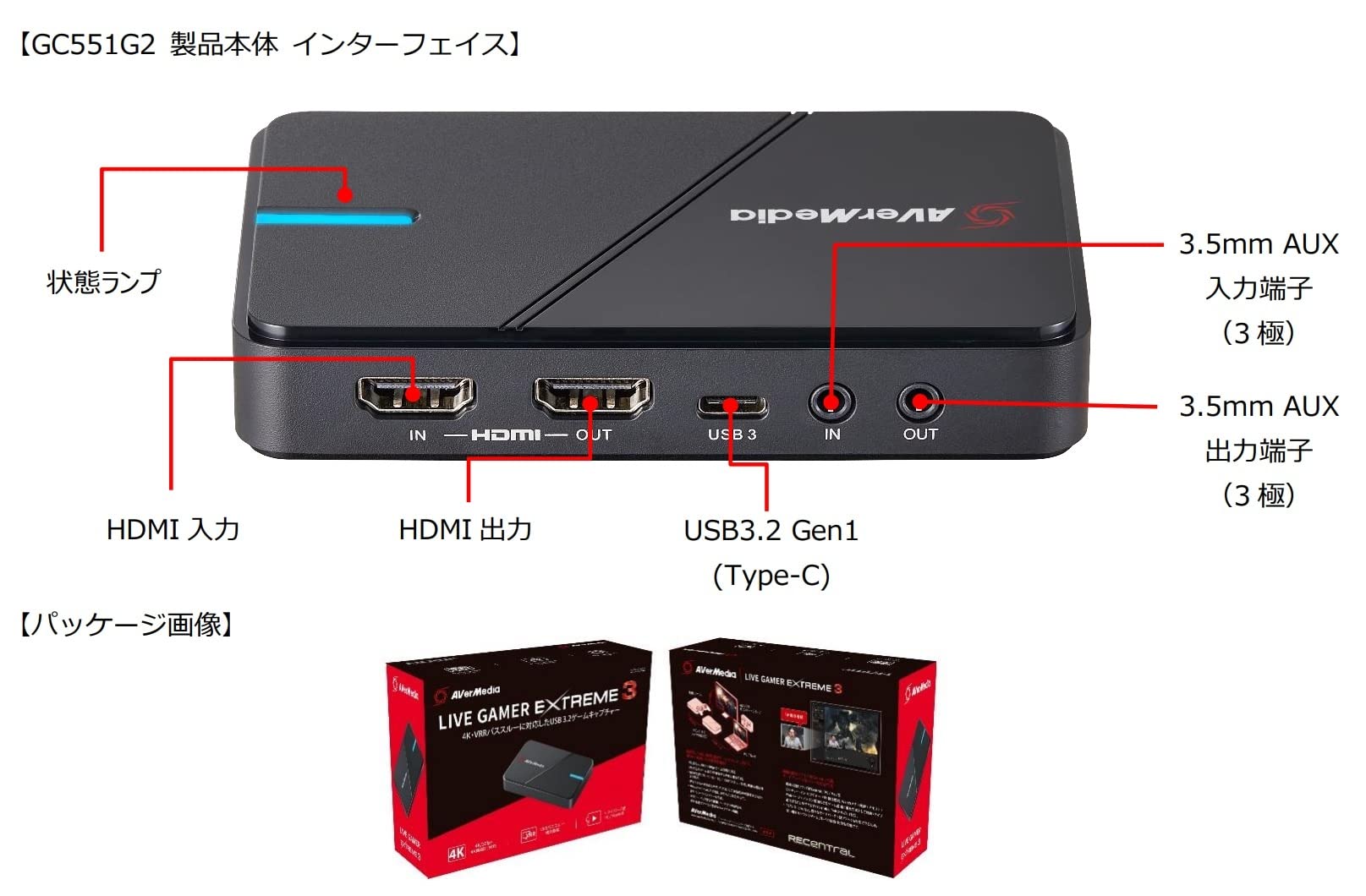 Amazon.co.jp: AVerMedia AVerMedia LIVE GAMER EXTREME 3 4K