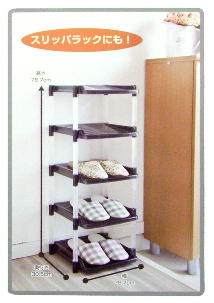 Amazon｜平和工業(Heiwa Kougyou) シューズラック クリスタル 5段