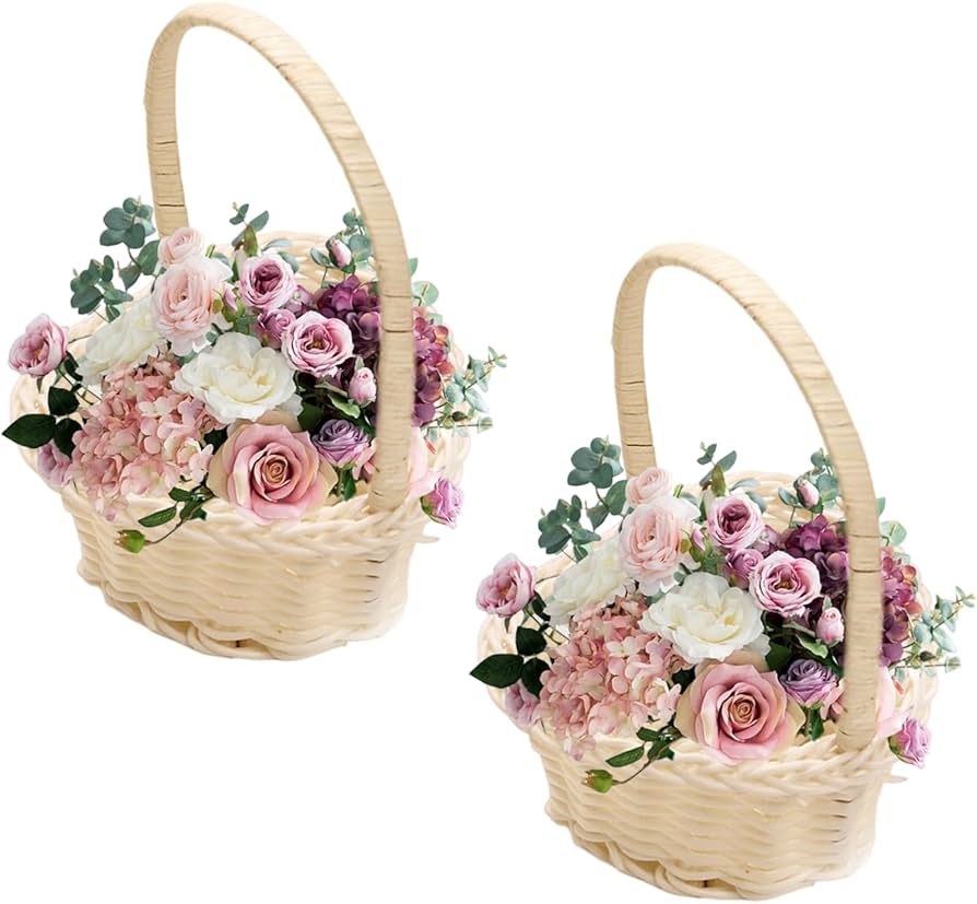 Amazon.co.jp: ハート型 花かご フラワーバスケット ウェディング