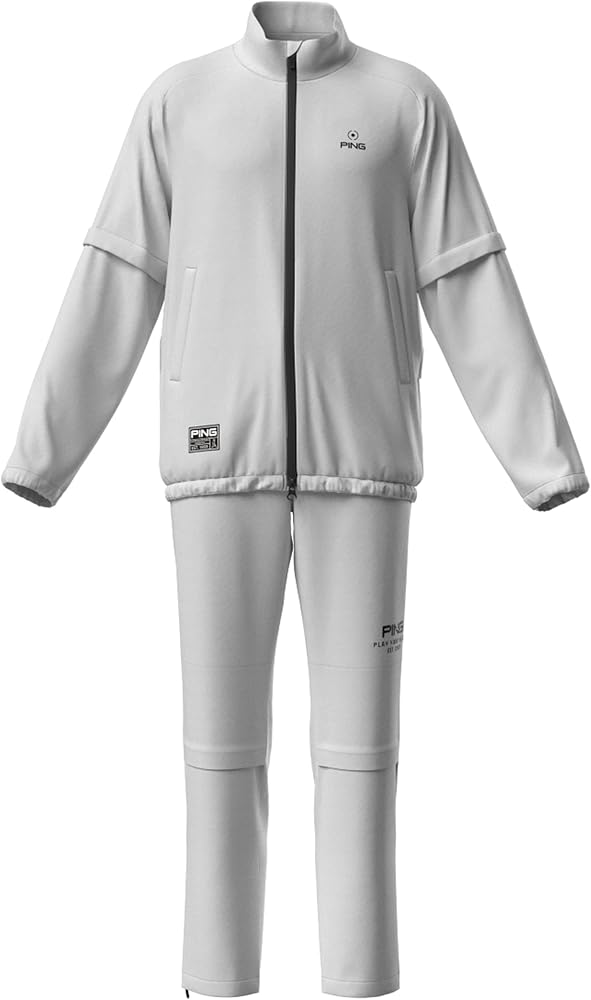 Amazon | [ピンアパレル] メンズ 防水透湿 セットアップレインウェア