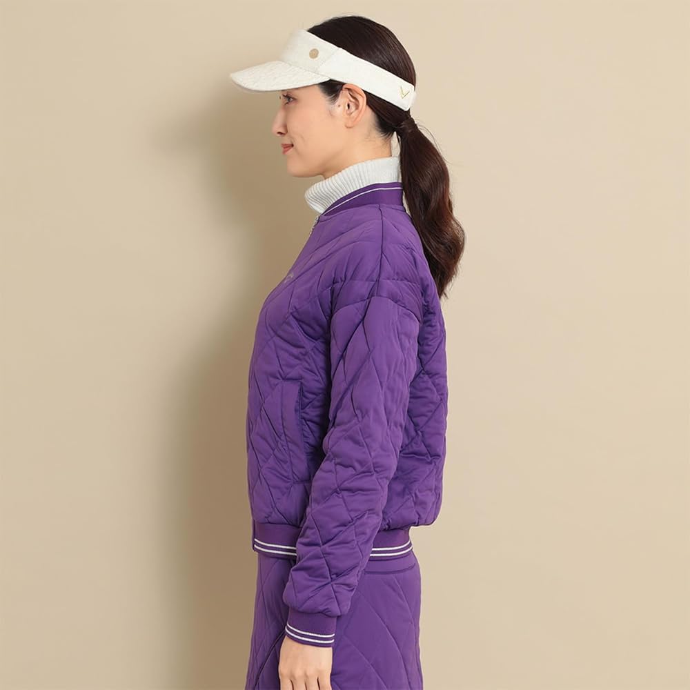 Amazon | [キャロウェイ] レディース 撥水 フルジップ中綿ブルゾン