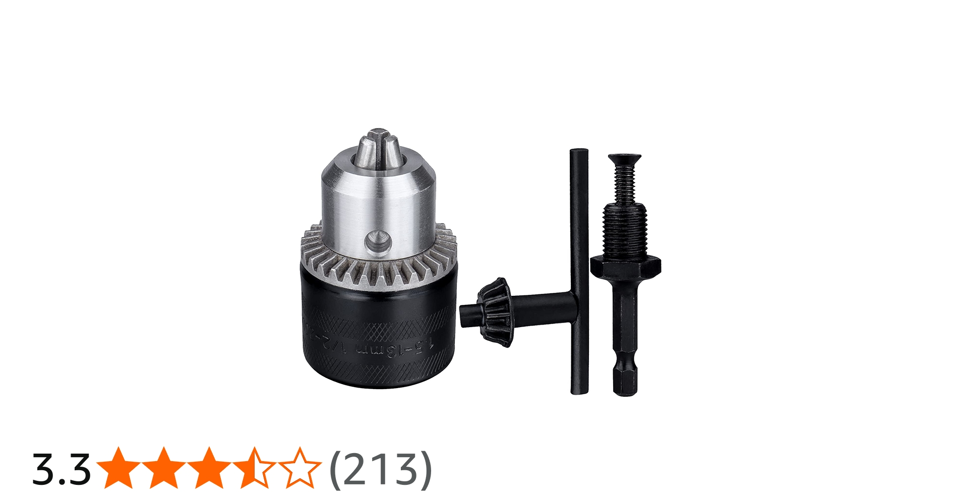 Amazon | Bestgle1ピース13mmドリルチャック 六角シャンク キー付き