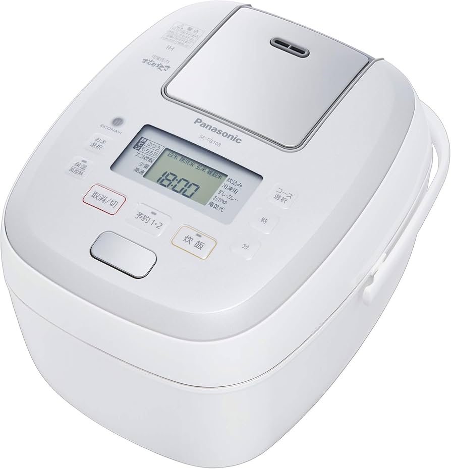 Amazon | パナソニック 炊飯器 5.5合 圧力IH式 おどり炊き ホワイト SR
