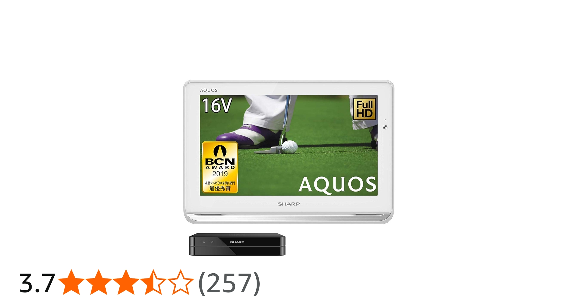 Amazon | シャープ 16V型 液晶 テレビ AQUOS 2T-C16AP-W フル