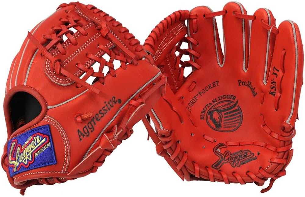 Amazon | 久保田スラッガー KSN-J7 Fオレンジ 左投げ用 少年軟式用