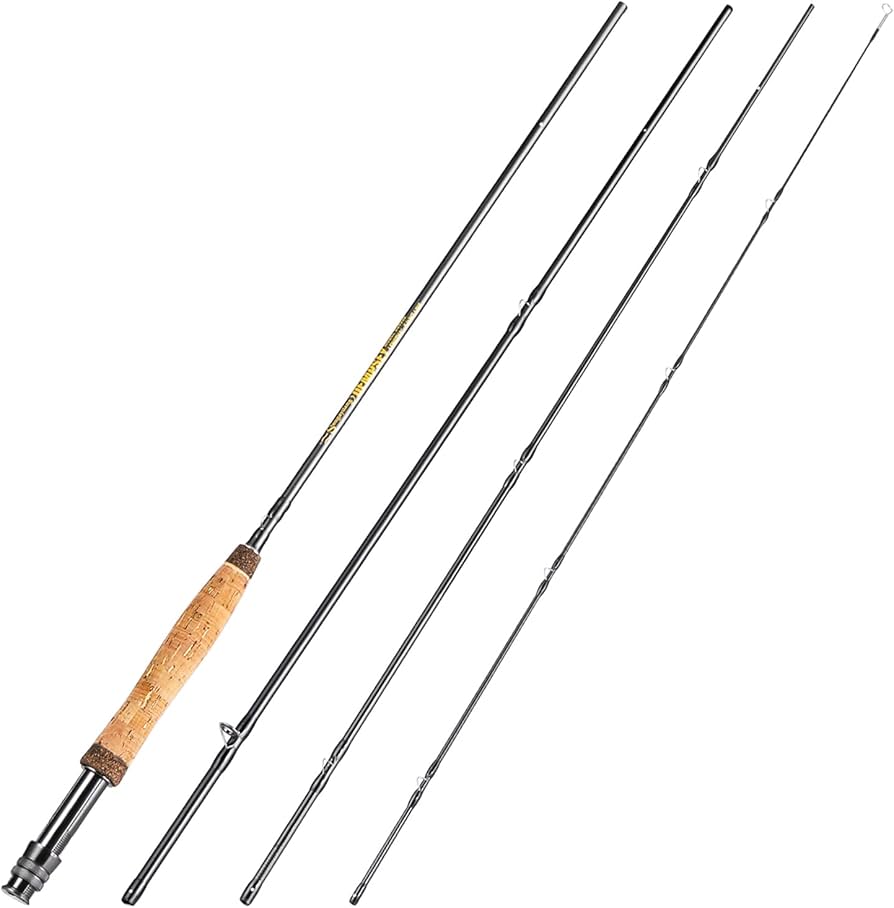 Sougayilang Fly Fishing Rod 4-Piece 9-Feet Lightweight Ultra