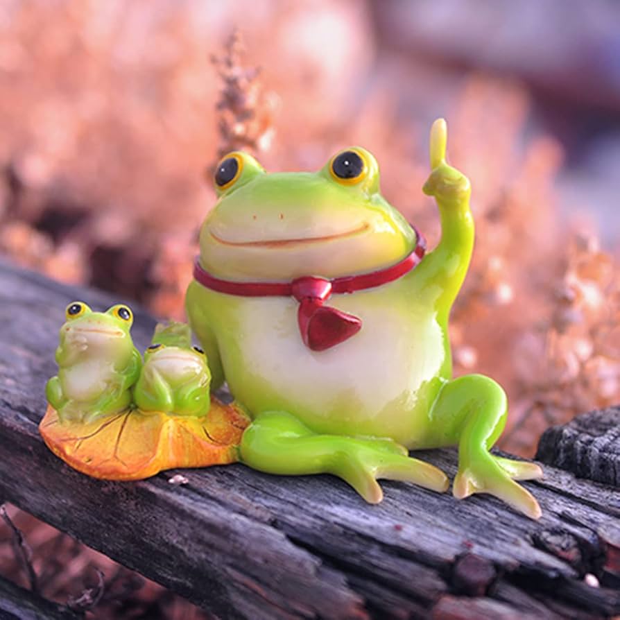 Amazon.co.jp: [dhiuebc] カエル 置物 おしゃれ かえる スタイル6