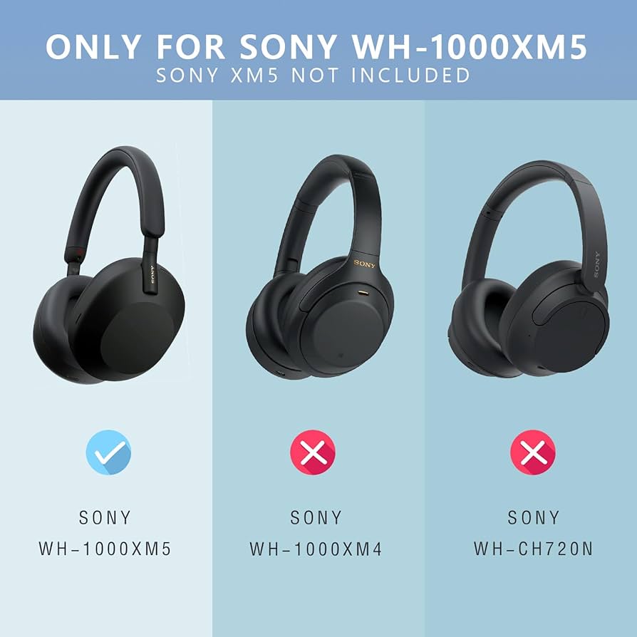 Amazon | Sony WH-1000XM5用シリコンケース、Sony xm5ワイヤレス