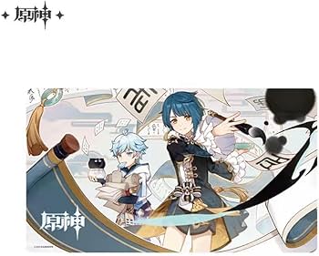 Amazon.co.jp: 公式正規品 行秋 重雲 デスクマット 原神 マウスパッド