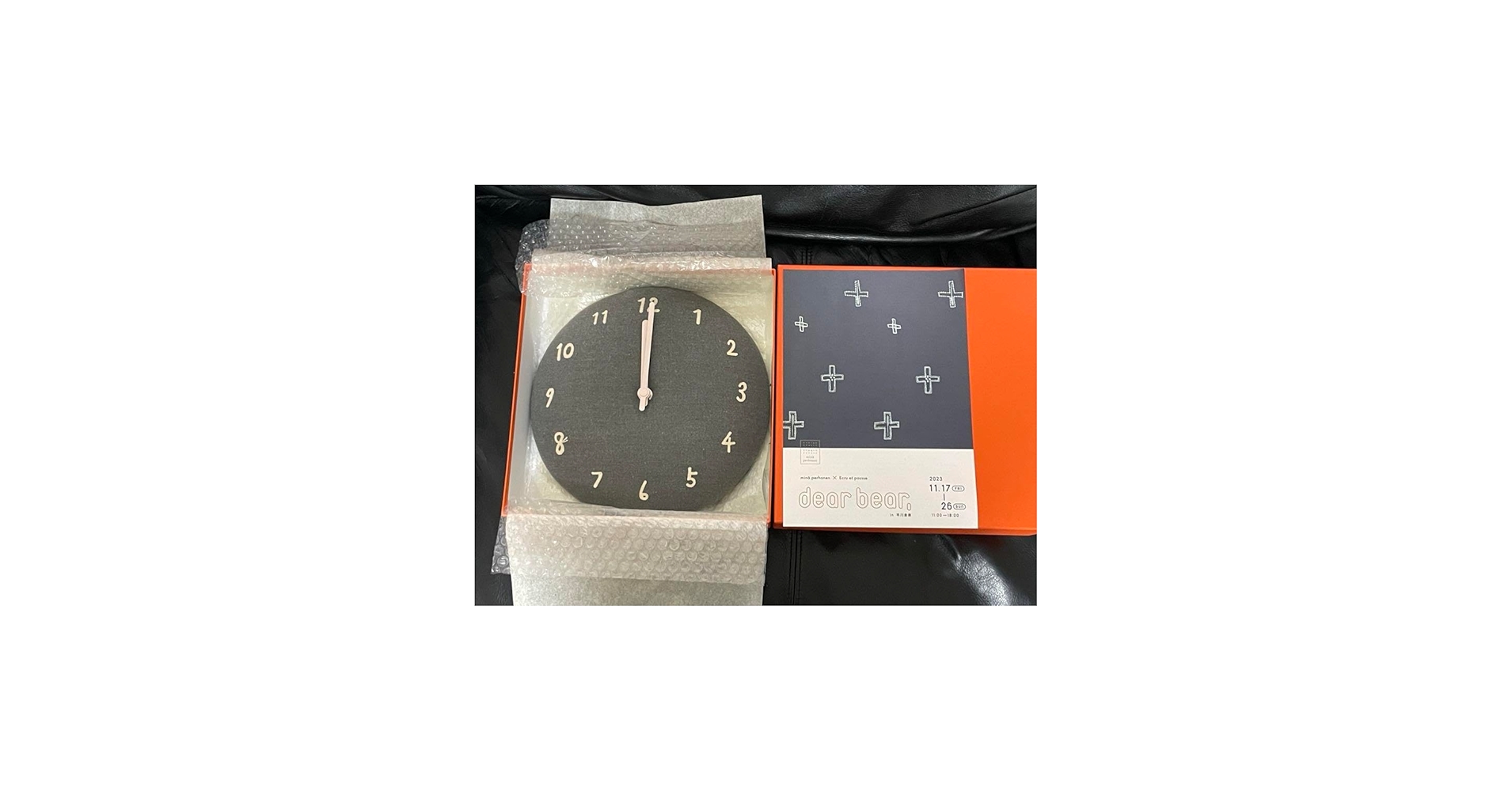 Amazon.co.jp: 新ミナペルホネン 壁掛け時計 bolo mina perho : ホーム