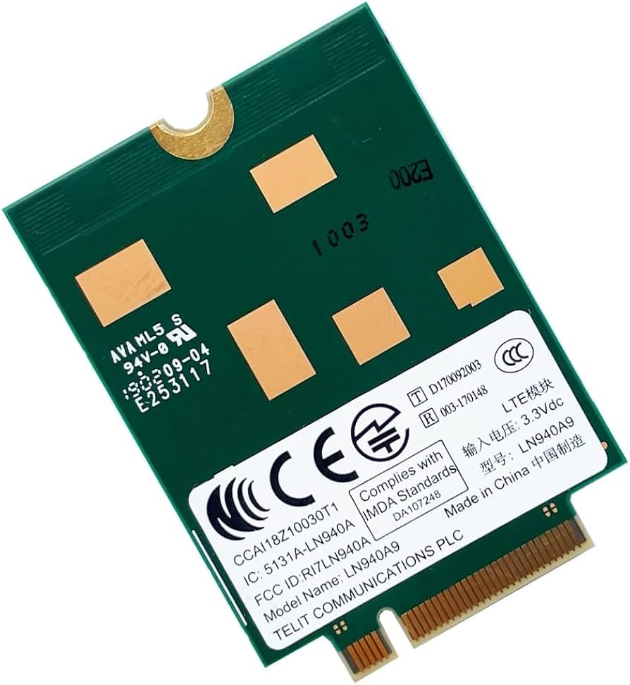 Amazon | Telit LN940A9 T77W676 X12 WWAN 4G LTE 450Mbps モバイル