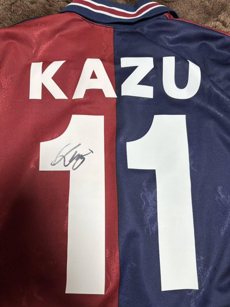 Amazon.co.jp: ！品 三浦知良カズ セリエA 正規品ジェノアユニフォーム