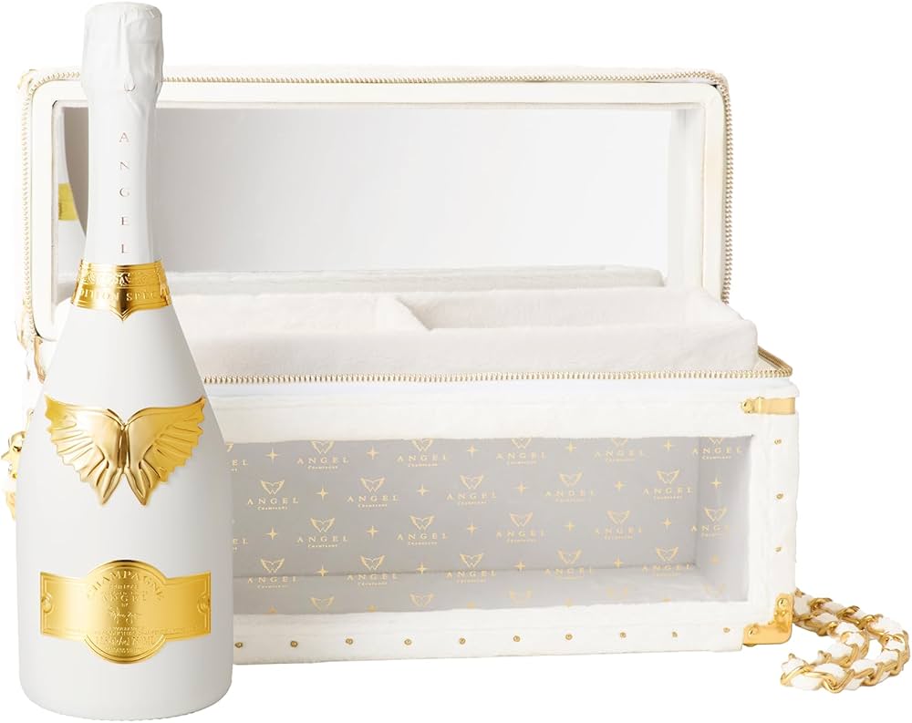 Amazon.co.jp: ANGEL CHAMPAGNE NV Brut Rose White Holiday Edition