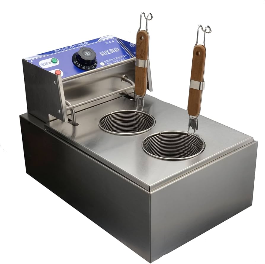 Amazon | 子雲雀 電気式麺茹で器 ステンレス鋼製 空焚き防止装置内蔵