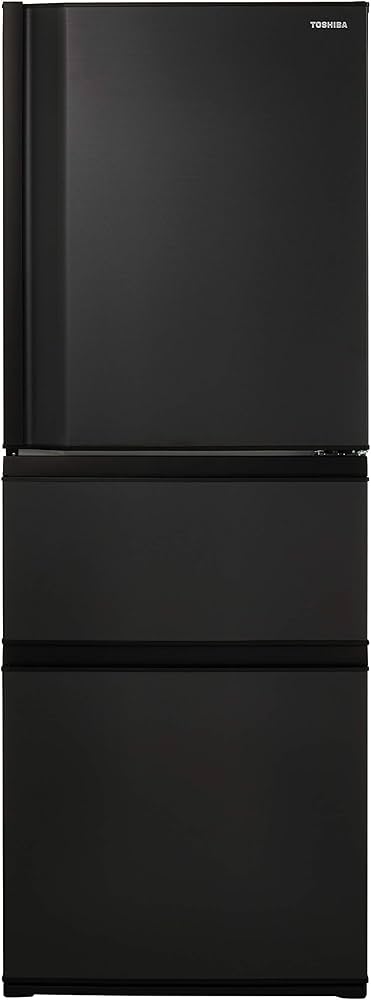 Amazon.co.jp: 東芝 冷蔵庫 幅60㎝ 326L マットチャコール GR-T33SC