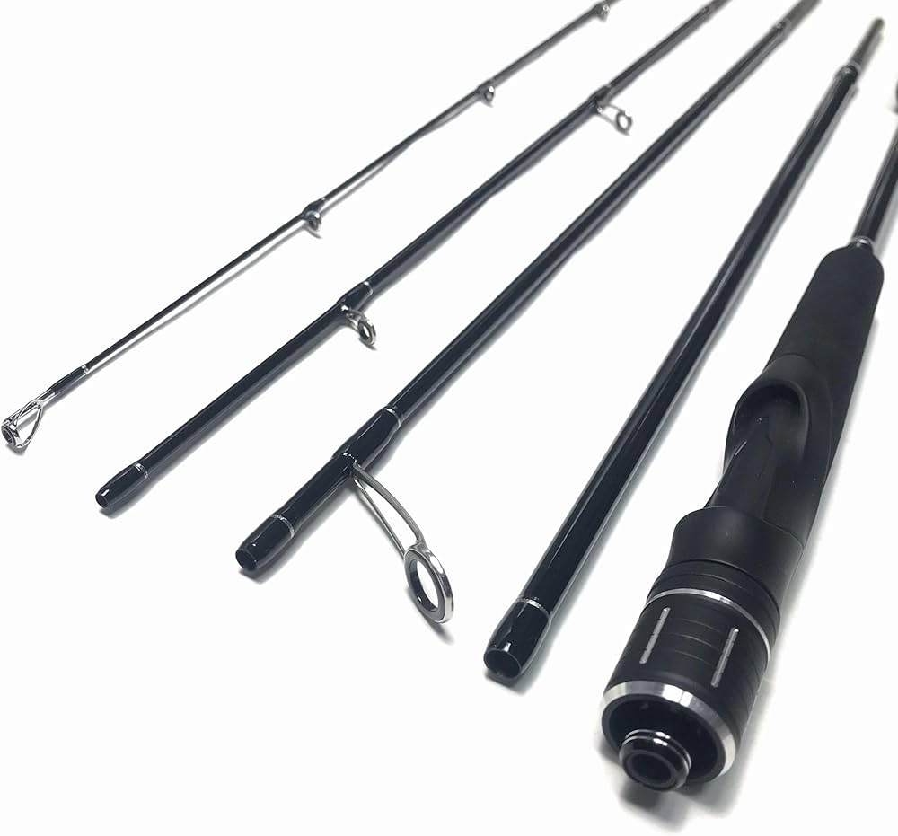 Amazon.co.jp: 2WAY 6フィート & 7フィート スピニング パックロッド 4