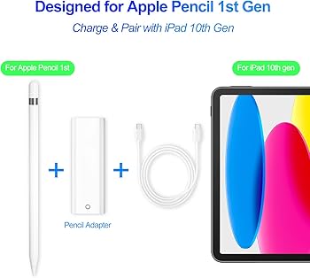 Amazon.com: APETOO for Apple Pencil Adapter USB-C to Pencil