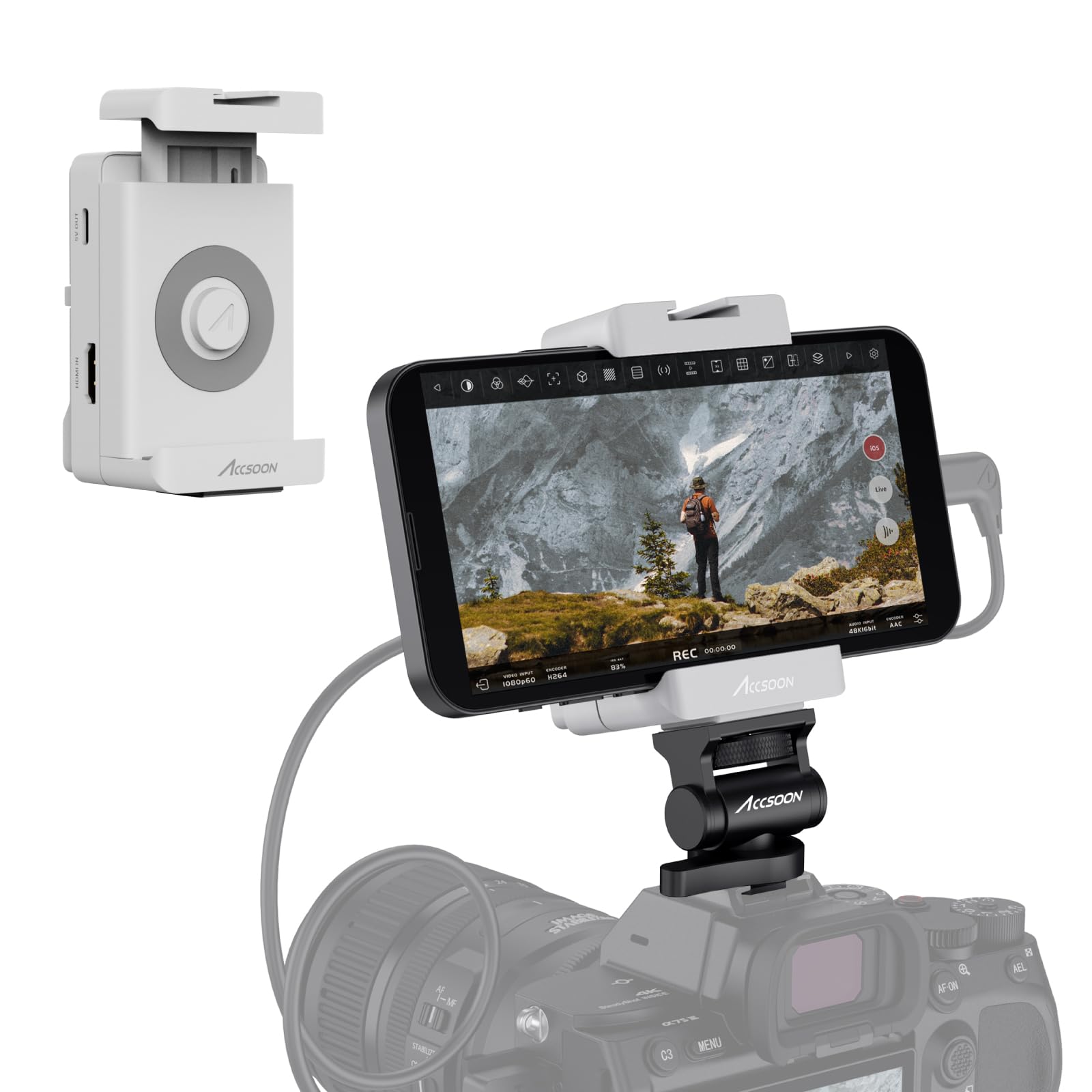 Amazon | Accsoon UIT02 HDMI to iOS ビデオキャプチャーアダプター