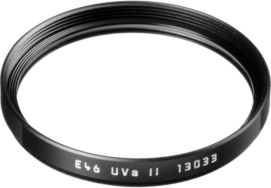 Amazon | LEICA フィルター UVa II E46 ブラック (13033) | Leica