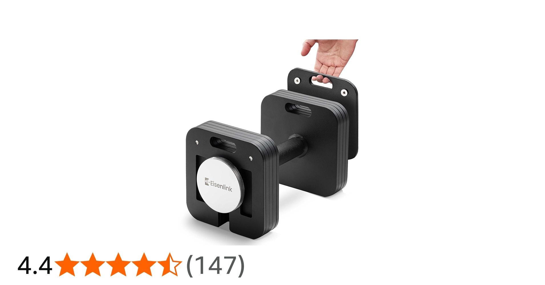 Amazon | Eisenlink 可変式ダンベル 四角mini 1kg刻み 4~16kg 16kgx2