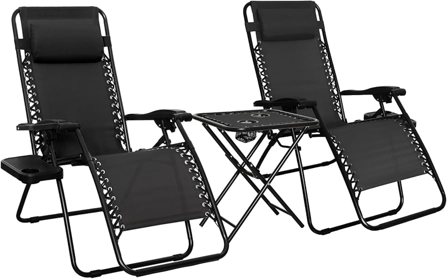 Amazon.co.jp: Amazonベーシック 椅子 折りたたみ ゼログラビティー