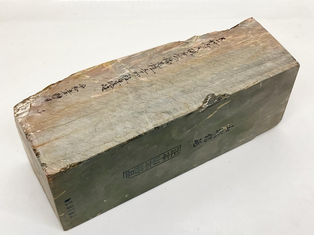 天然砥石 正本山合砥 並砥 特撰 三十切年代物無傷極上1309g大工道具鉋