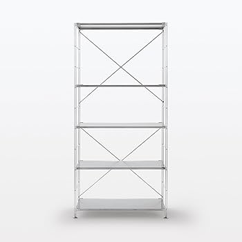 Amazon｜無印良品 ステンレスユニットシェルフ・ステンレス棚セット