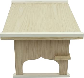 Amazon｜Shizuka-JP 経机 桐調経机 葬儀用仏具 枕机 供物机 巾45cm 盆