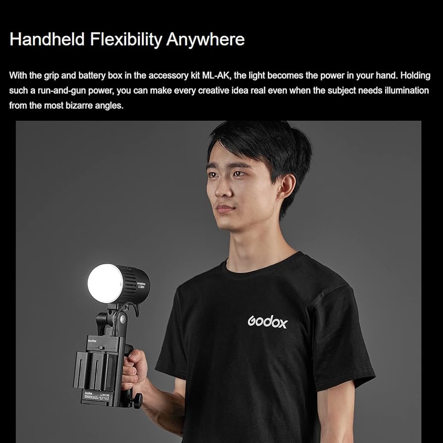 Amazon | Godox LC30D 33W LED ビデオ ライト 5600K 卓上 LED ライト