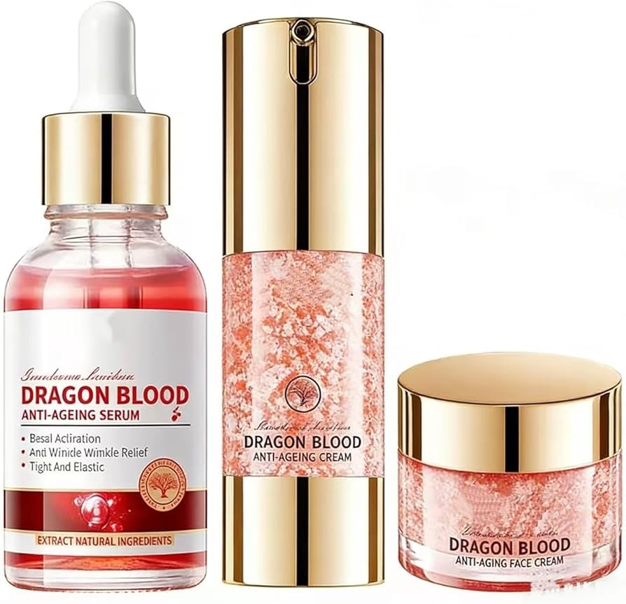 Amazon | Placenta Retinol Dragon Blood Anti Wrinkle Serum Set