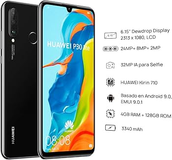 Amazon | Huawei P30 Lite (128GB, 4GB RAM) 6.15