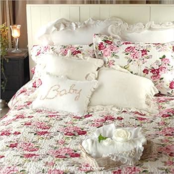 Amazon.co.jp: ローラアシュレイ ベッドカバー ピンクローズ ベッド