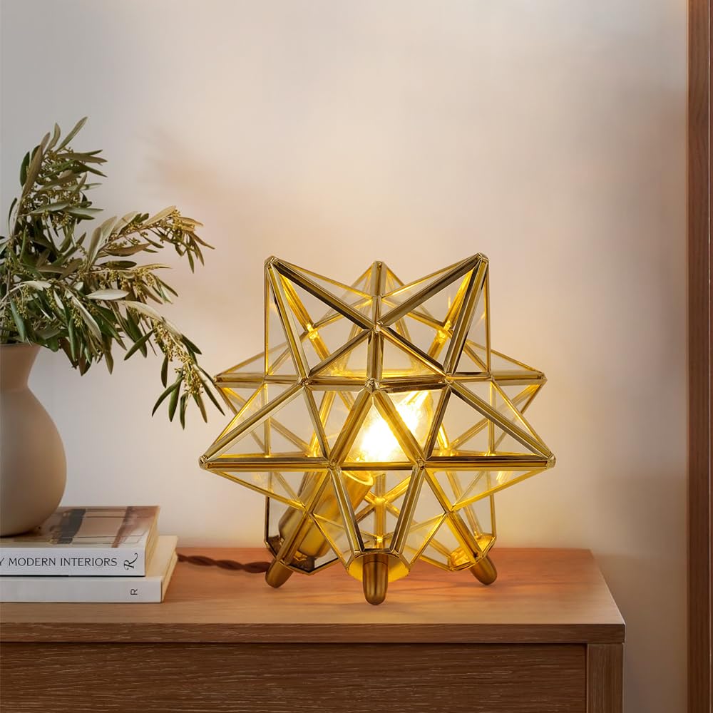 Amazon.co.jp : Cerdeco 幻想的に広がる星のシルエット テーブルライト