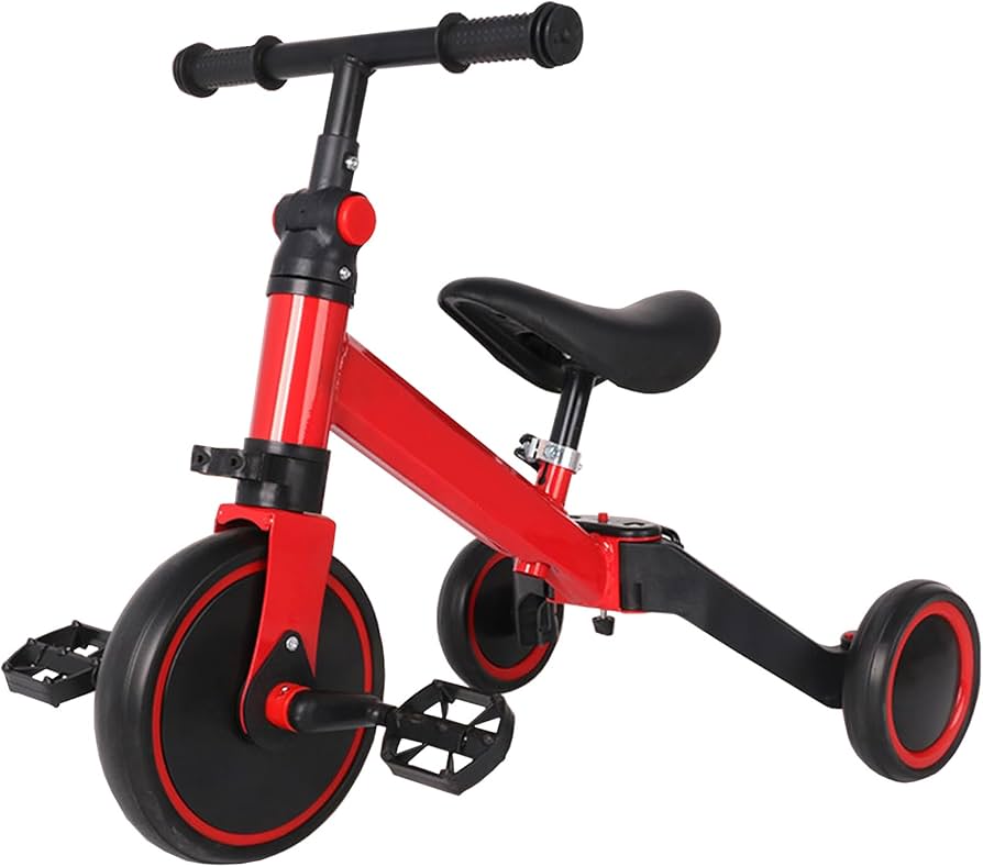 Amazon.co.jp: 3in1 折りたたみ三輪車/二輪車, 1歳から5歳まで, 足蹴り