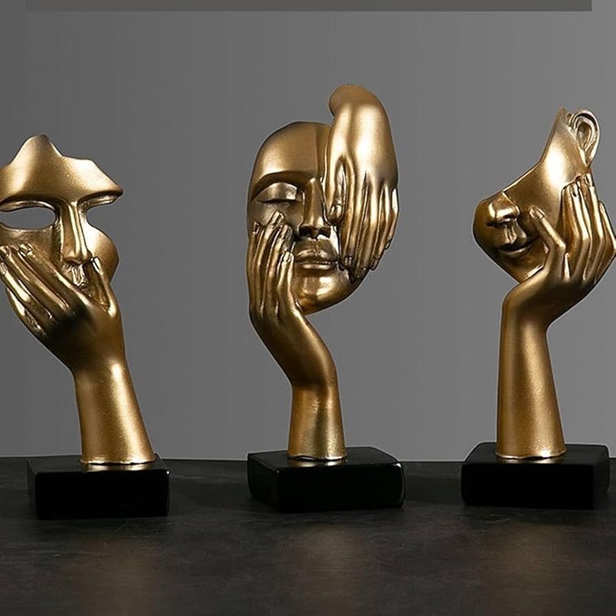 木製抽象彫刻 ダークブラウン 木製抽象彫刻 ダークブラウン Amazon.co