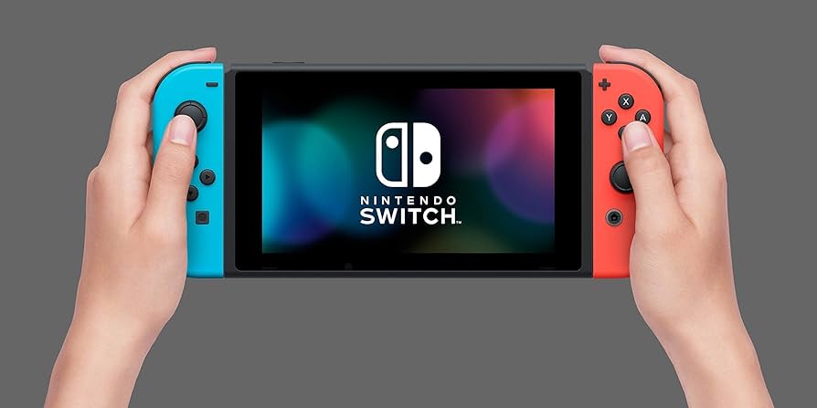 Amazon.com: Nintendo Switch with Neon Blue and Neon Red Joy‑Con