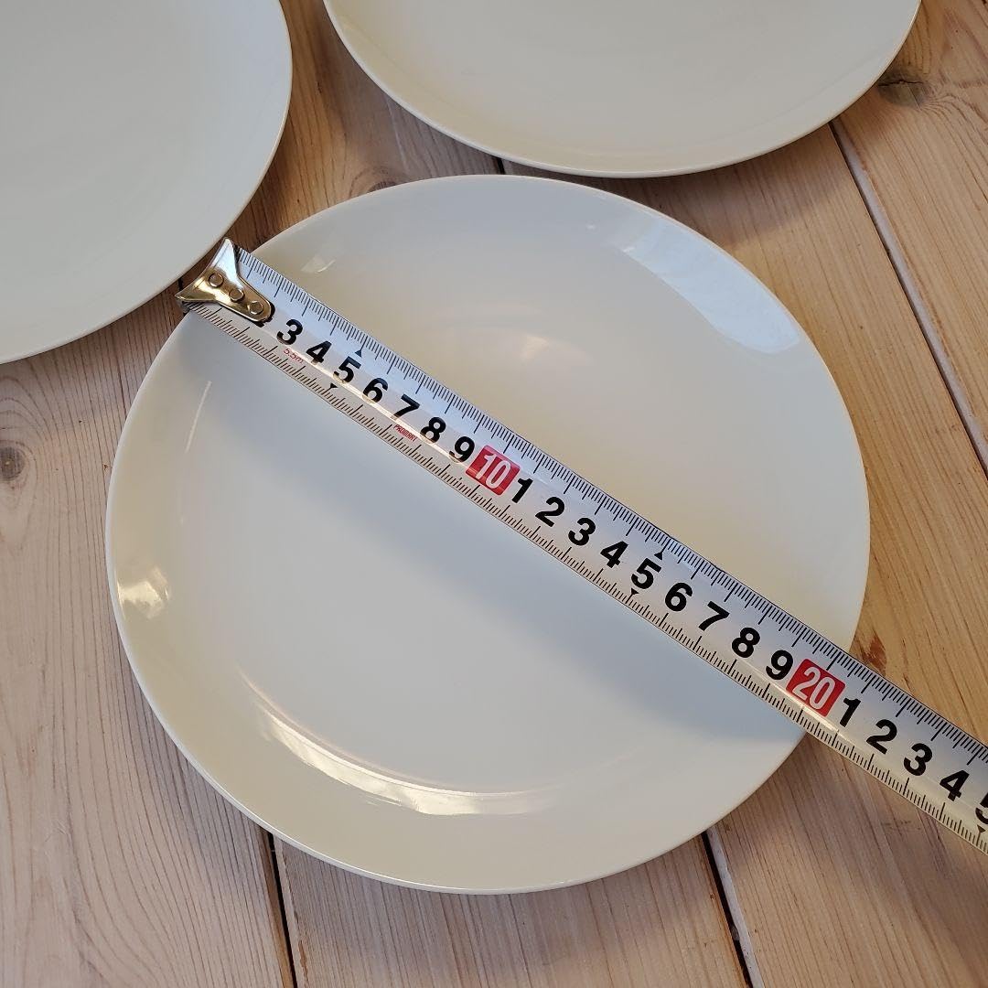 Amazon.co.jp: ポーセラーツ 白磁 直径20.5センチメタ皿×6 : ホーム