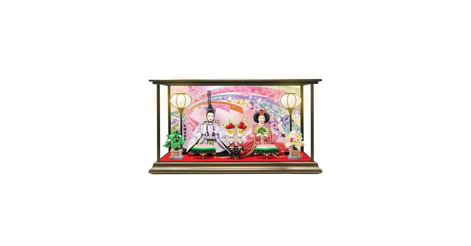 Amazon | 雛人形 本頭衣装着 恵月 Lパステル | 平飾り | おもちゃ