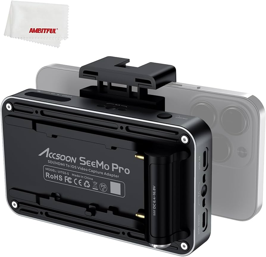 Amazon | Accsoon SeeMo Pro ビデオ送信機 HDMI&USBモニタリング