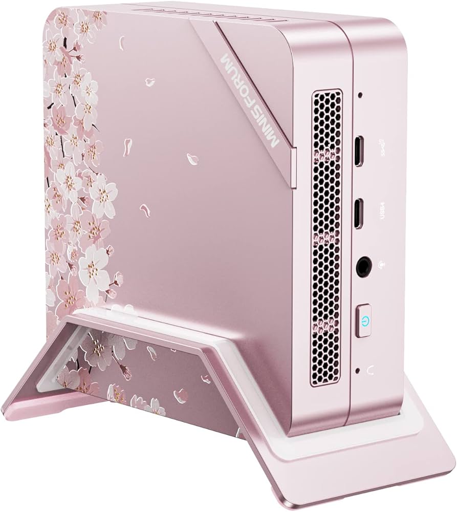 Amazon.co.jp: 【桜レリーフデザイン】MINISFORUM UM773 SE ミニpc AMD